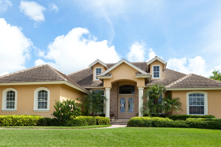 exterior view of a beautiful house travelers rest sc